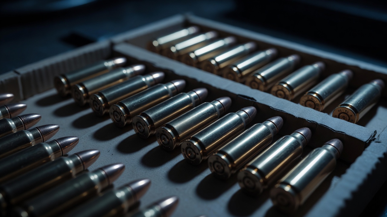 Munition bleibt in der Originalverpackung — sicher gebettet im Umkarton